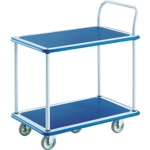 プレス製台車ドンキーカート二段式片ハンドル5輪車