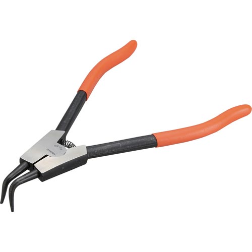 スナップリングプライヤー軸用Φ1.0曲爪63型