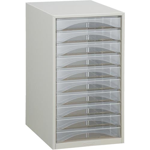 レターケースA4型・浅型タイプ10段