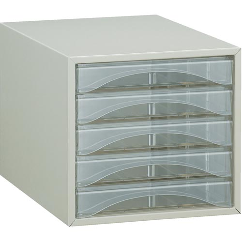 レターケースA4型・浅型タイプ5段