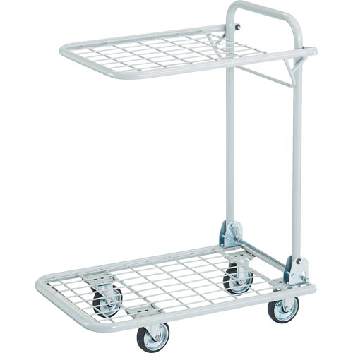 軽量メッシュ台車アミー回転式2段型