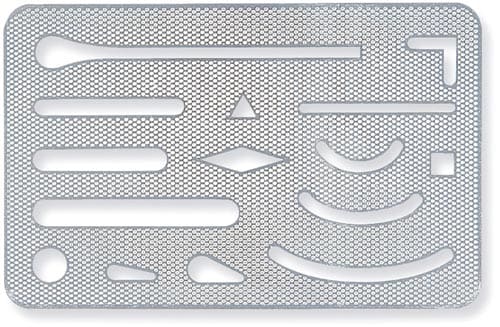 メッシュ字消し板