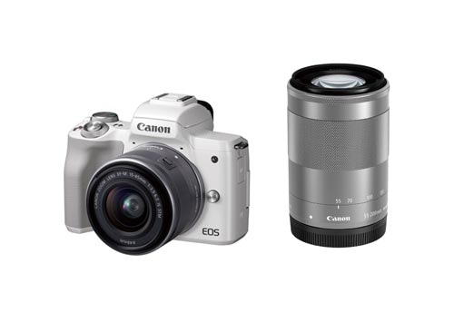 ミラーレス一眼カメラ EOSKISSMWH−WZK