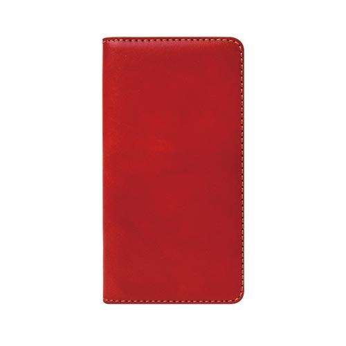 iPhoneX用手帳型ケース レッド