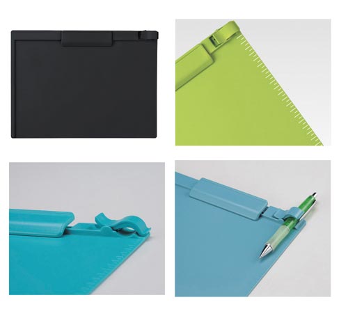クリップボード A4−S ブラック