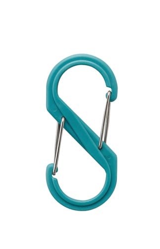 カラビナ S型 大 ターコイズ