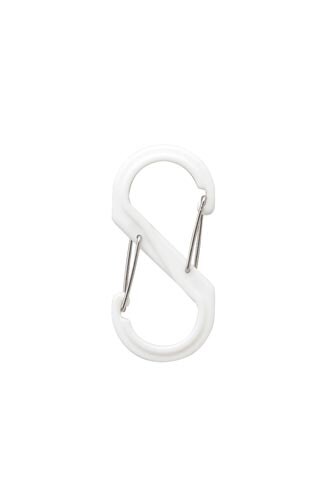 カラビナ S型 小 ホワイト