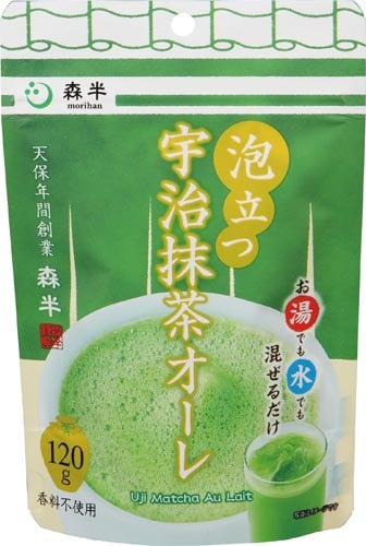 森半泡立つ抹茶オーレ120g×3