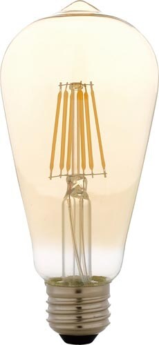 LEDフィラメント電球 レトロ球 E26 ST形