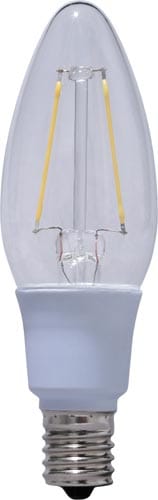 LEDフィラメント電球E17昼白色 調光25形相当