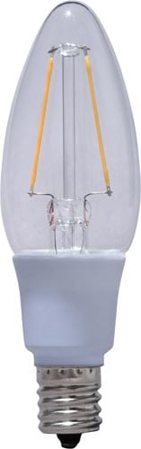 LEDフィラメント電球E17電球色 調光25形相当