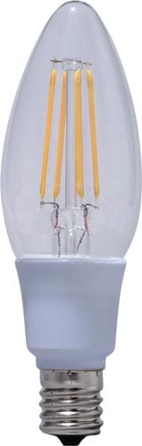 LEDフィラメント電球E17電球色 調光40形相当