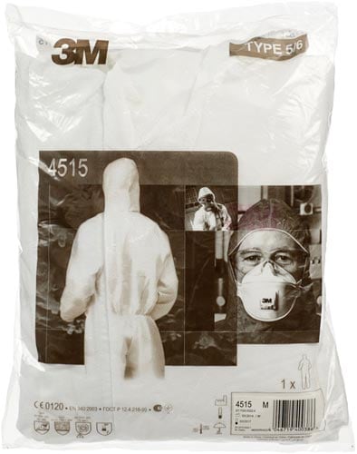3M 化学防護服 4515 XXLサイズ 1枚