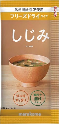 フリーズドライ顆粒みそ汁しじみ1食10個×2