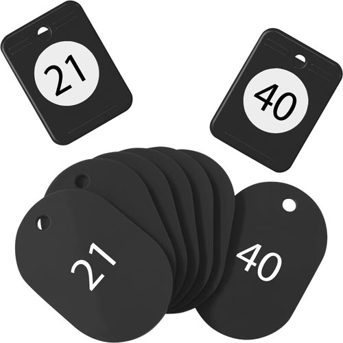 クロークチケット 21−40 黒