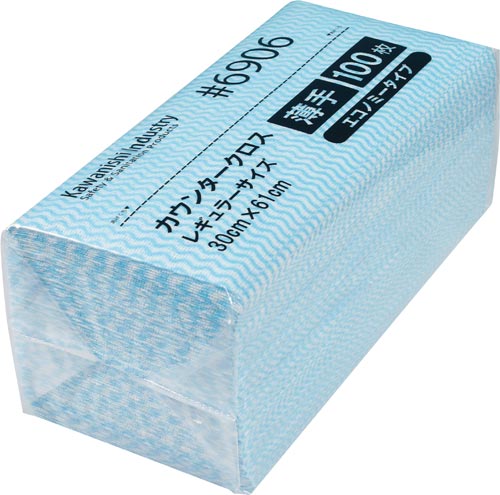 カウンタークロスエコノミー薄手レギュラー100枚青