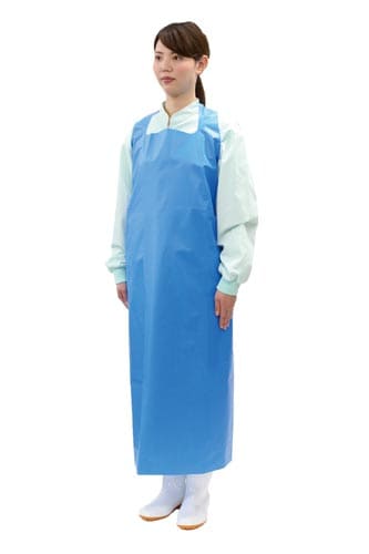 ガードファイン軽量ウレタンエプロンSサイズブルー