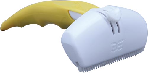 ペット用ブラシFOOLEE 犬用 L イエロー