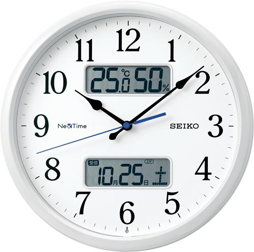 NEXTIMEハイブリッド電波時計 ZS251W