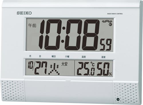 プログラム機能付電波時計 SQ435W