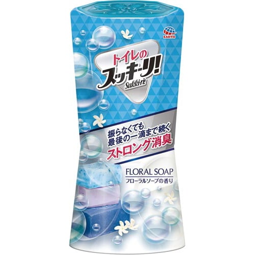 スッキーリ!トイレ用フローラルソープ400ml×4