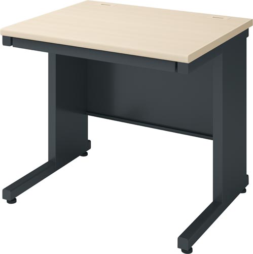 インベント平机奥行700幅800ナチュラル脚BK