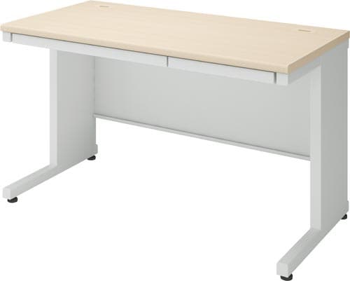 インベント平机奥行600幅1200ナチュラル脚WH