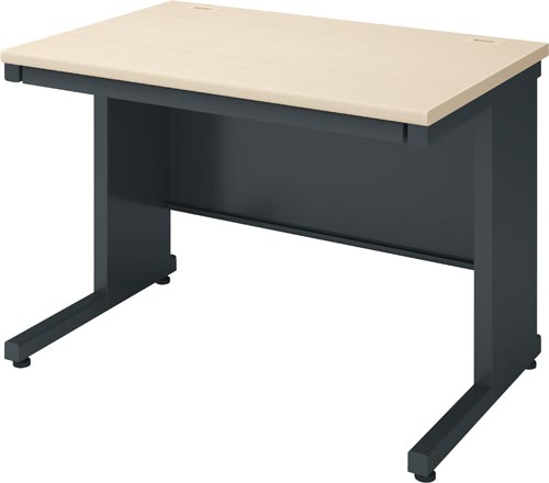 インベント平机奥行700幅1000ナチュラル脚BK