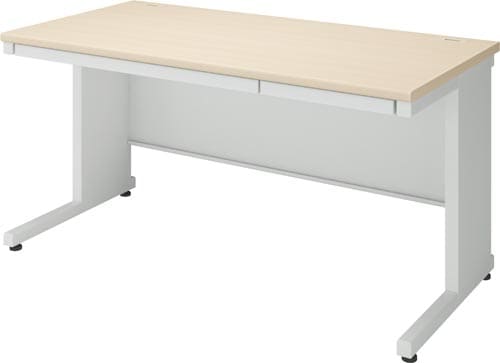 インベント平机奥行700幅1400ナチュラル脚WH