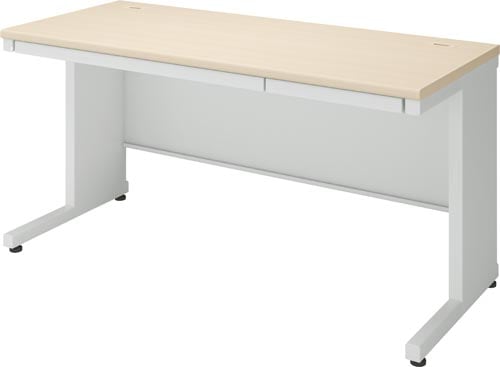 インベント平机奥行600幅1400ナチュラル脚WH