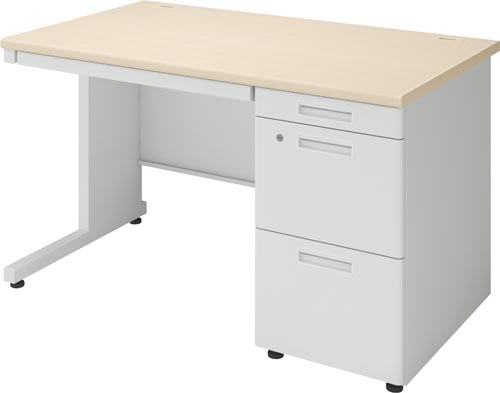 ×インベント片袖奥700幅1200ナチュラル脚WH