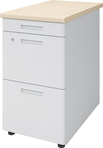 ×インベント 脇机 奥700 ナチュラル脚WH