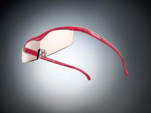 コンパクトカラーレンズ 1.32倍ルビー色