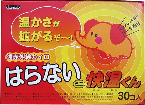 貼らないカイロ 快温くん ミニ 30個入