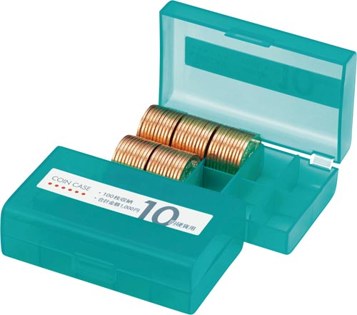 コインケース(100枚収納)10円硬貨用×5