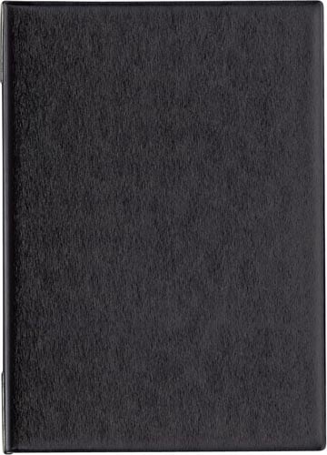 メニューファイルA4(4ページ)黒