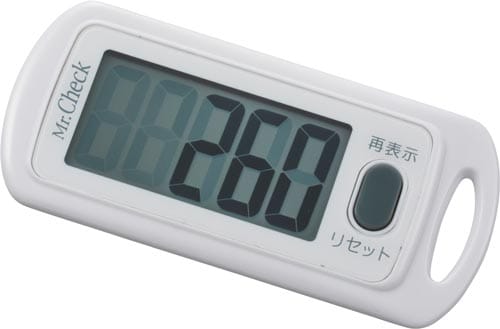 歩数計 3Dセンサー K168−W