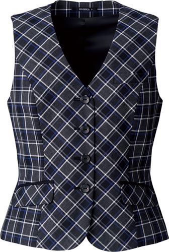 ベスト AV1267 ブルー×グレイ 7号