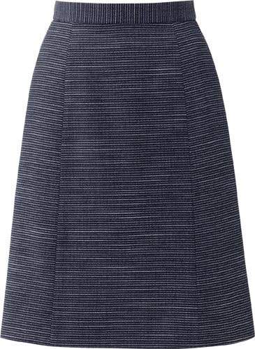 AラインスカートBCS211モノトーン17号