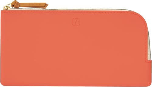 フラットポーチ ペン ポピーレツド