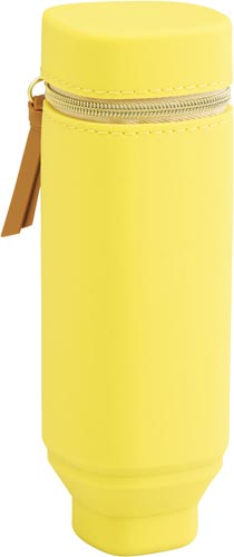 スタンドペンケース レモンイエロー