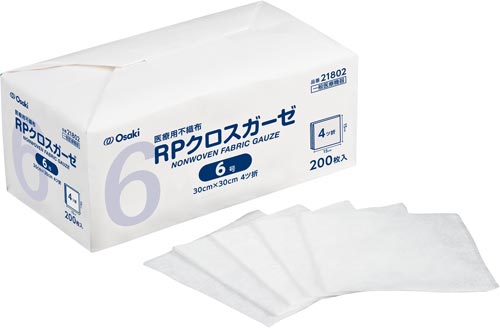 RPクロスガーゼ 6号 200枚入