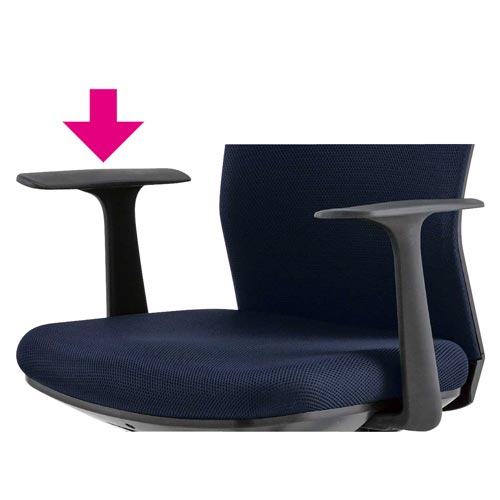 シンフォート回転椅子用共通T型肘