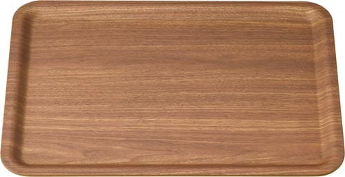 食洗機対応ノンスリップトレー 濃木目420×315