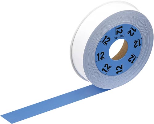 LATECO 青色テープ 12mm 黒文字