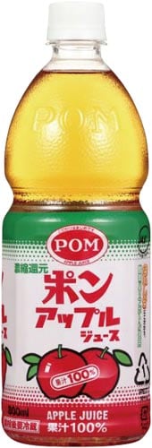 ポン アップルジュース ペット800ml 6本入
