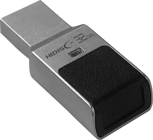 指紋認証式USB3.1フラッシュメモリー 32GB