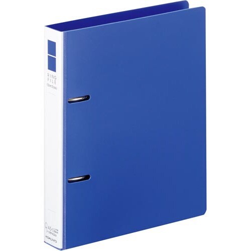 リングファイル<スリム>A5S・220青×10