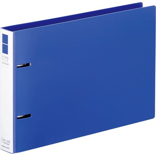 リングファイル<スリム>B5E・220青×10