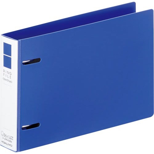 リングファイル<スリム>B6E・220青×10